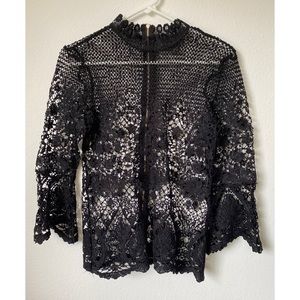 NWOT Lace Flared Body con